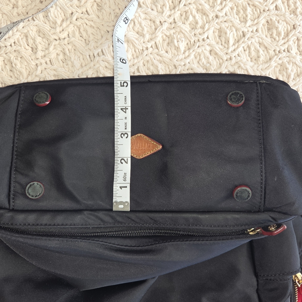 MZ Wallace Black Soho Nylon Backpack Versatile Excellent Pre-Loved Condition - Picture 11 of 11